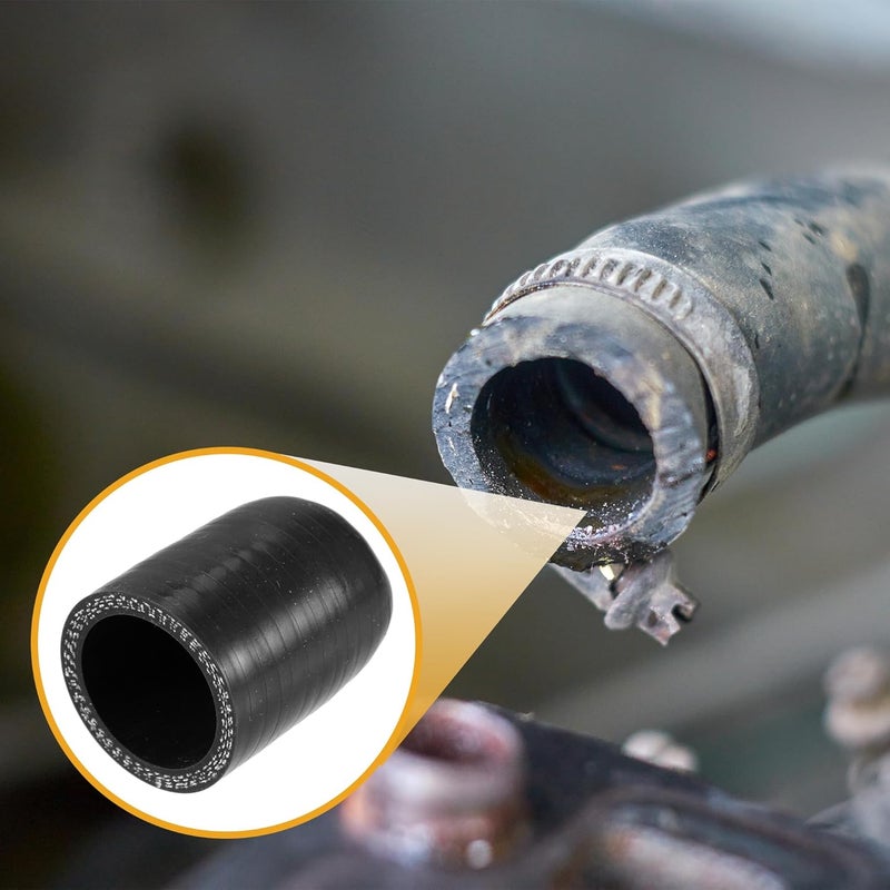 Partuto 1Pc 35mm 1.38" ID Universal Silicone Coolant Cap Intake Vacuum Hose End Plug - Car for Coolant Heater Bypass Vacuum Water Port - Silicone Black - Image 3